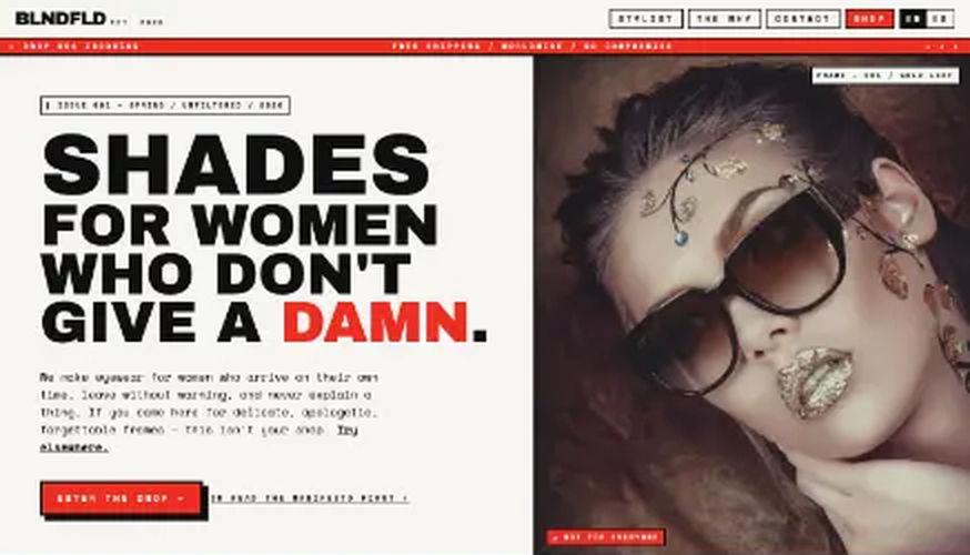 The BLNDFLD website — File 001 · The fold — the thesis, in one screen